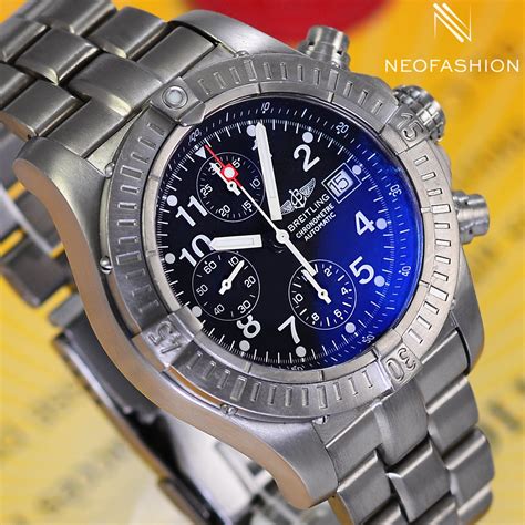 breitling chrono avenger titanium|breitling avenger blackbird chronograph.